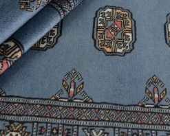 Pakistan handknotted orientalisk matta 76 x 309 cm svart