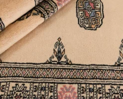 Pakistan handknotted orientalisk matta 83 x 314 cm beige