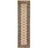 Pakistan handknotted orientalisk matta 81 x 305 cm beige