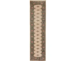 Pakistan handknotted orientalisk matta 81 x 305 cm beige
