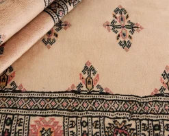 Pakistan handknotted orientalisk matta 81 x 305 cm beige