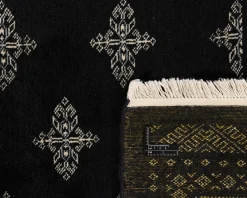 Pakistan handknotted orientalisk matta 172 x 255 cm svart