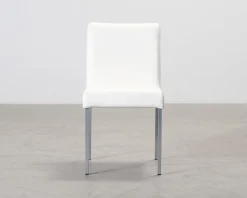 Pedro matstol vit läder