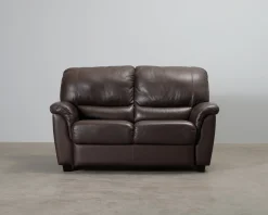 Pohjanmaan Modena 2-sits soffa brun läder