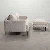 Pohjanmaan Nordic 3-sits soffa med fotpall beige