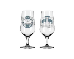 Ritzenhoff Brauchzeit Pils No. 7 & 8 ölglas, set om 2
