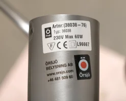 Örsjö Aria bordslampa vit / stål