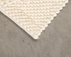 Rugvista Bubbles matta 140 x 200 cm vit / naturvit