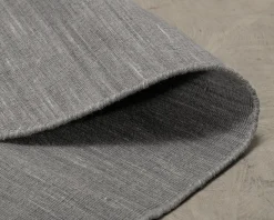 Rugvista Core Handloom Flat matta ø 200 cm mörkgrå