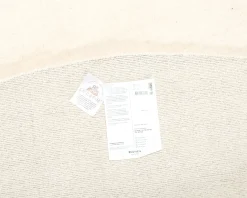 Rugvista Core Handloom Flat matta ø 300 cm naturvit