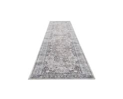 Rugvista Gina Orientalmatta 80 x 350 cm blågrå