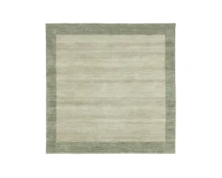 Rugvista Handloom Frame ullmatta 300 x 300 cm grön