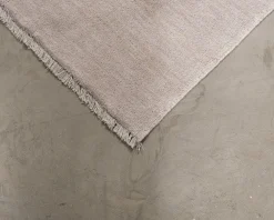 Rugvista Handloom Fringes matta 250 x 250 cm silvergrå