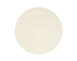 Rugvista Marble matta ø 150 cm vit