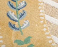 Rugvista Moa matta ø 150 cm gul