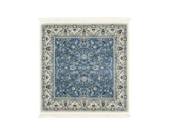 Rugvista Nain Florentine matta 150 x 150 cm blå