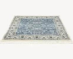 Rugvista Nain Florentine matta 150 x 150 cm blå