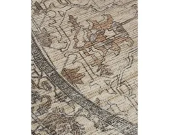 Rugvista Oxana Oriental matta ø 160 cm brun