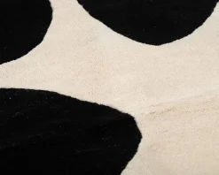 Rugvista Premium Stones runt ullmatta ø 150 cm svart