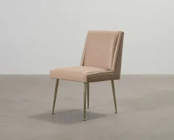 Ruth & Joanna Art matstol beige läder
