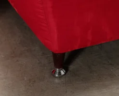 4-sits hörnsoffa röd