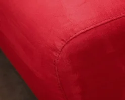 4-sits hörnsoffa röd