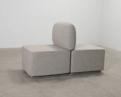 2-sits soffmodul grå