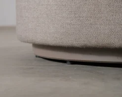 2-sits soffmodul rund grå