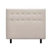 Sänggavel 120 cm beige