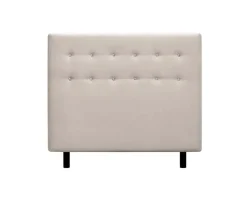 Sänggavel 120 cm beige