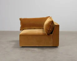 Sofacompany Daphne hörnmodul Velour Matt Amber