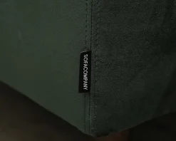 Sofacompany Douglas 3-sits sammetssoffa Velour Lux Dark Green