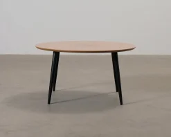 Sofacompany Hubert soffbord ø 90 cm valnöt / svart