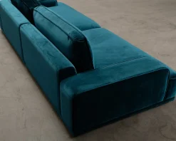 Sofacompany Leonora soffa Velour Lux Petro