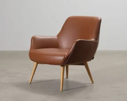 Sofacompany Oscar läderfåtölj Leather Soffy Cognac