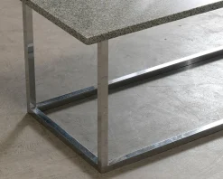 Soffbord 60 x 110 cm grå granit