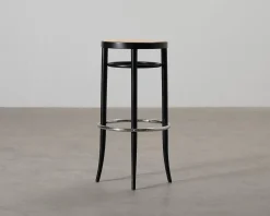 Thonet 204 RH barstol svart / rotting