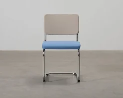 Thonet S 43 stol blå / beige