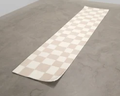 Tinted Objects Hafstrom gångmatta 80 × 350 cm beige / vit