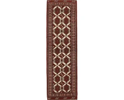 Torkaman Fine orientalisk matta 87 x 287 cm