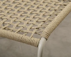 Trädgårdsstol beige, set om 4