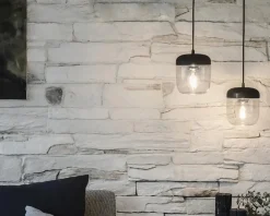 Umage Acorn lampskärm svart / polerad stål