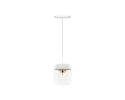 Umage Acorn lampskärm vit / polerad mässing