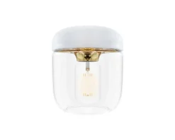 Umage Acorn lampskärm vit / polerad mässing