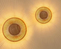 Umage Clava Up Wood Medium vägglampa ek