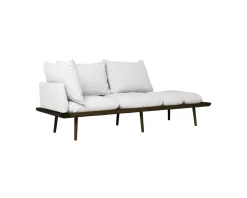 Umage Lounge Around 3-sits soffa mörkbetsad ek / Sterling