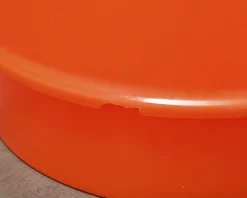 Verpan Verner Panton Ilumesa soffbord / lampa orange (vintage)
