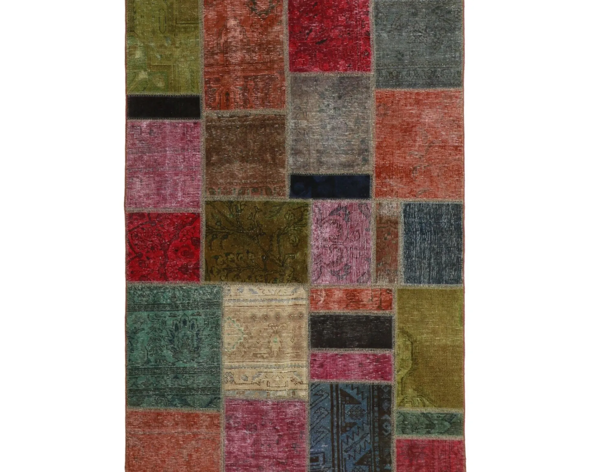 Vintage Patchwork orientalisk matta 139 x 199 cm