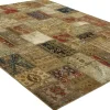 Vintage Patchwork orientalisk matta 249 x 310 cm
