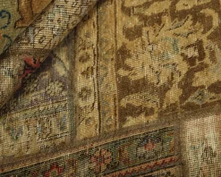 Vintage Patchwork orientalisk matta 249 x 310 cm
